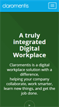 Mobile Screenshot of claromentis.com